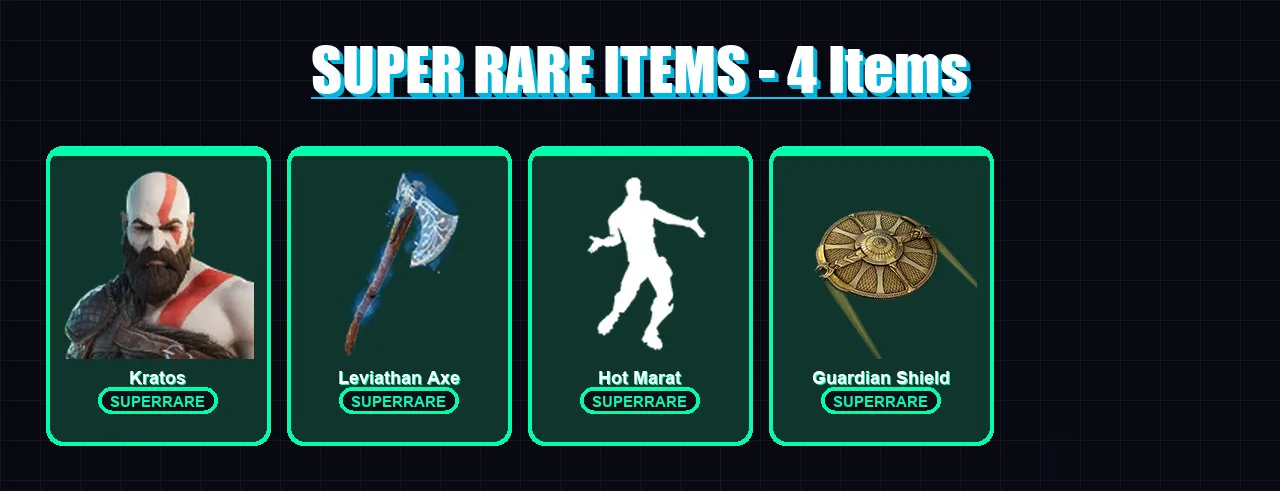 [PC/XBOX] | Kratos | Hybrid | Spire Assassin | The Prisoner | Galaxia | 86 skin | 101 pickaxe | 95 emote | 95 glider | Lv1405