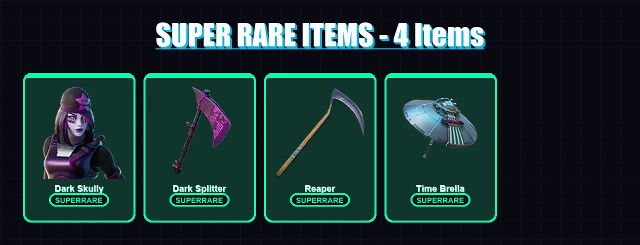 [PC/XBOX/PSN] | Dark Skully | Fashion Banshee | Shady Doggo | Recon Expert | Spectra Knight | 70 skin | 106 pickaxe | 69 emote | 73 glider | Lv1166