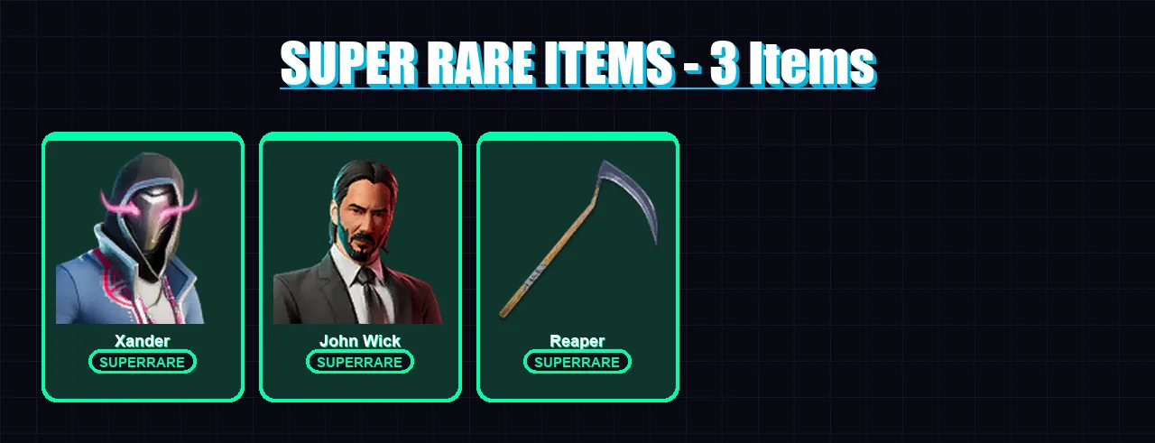 [PC] | Xander | John Wick | Lynx | Peter Griffin | Gear Specialist Maya | 99 skin | 172 pickaxe | 113 emote | 114 glider | Lv2204