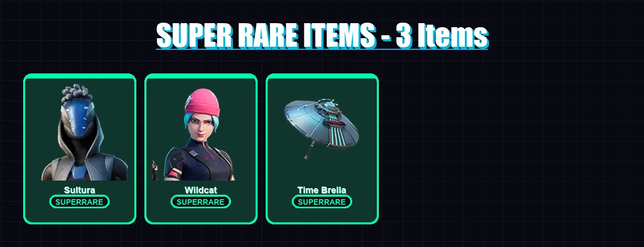 [PS4/PS5/XBOX/PC] | Sultura | Wildcat | Blaze | The Cube Queen | Raz | 160 skin | 179 pickaxe | 120 emote | 155 glider | Lv1979