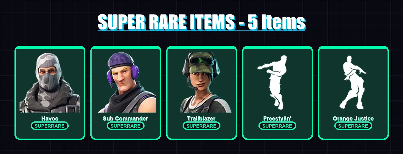 [PC/XBOX/PSN] | Havoc | Sub Commander | Trailblazer | Drift | Carbide | 10 skin | 8 pickaxe | 10 emote | 11 glider | Lv147