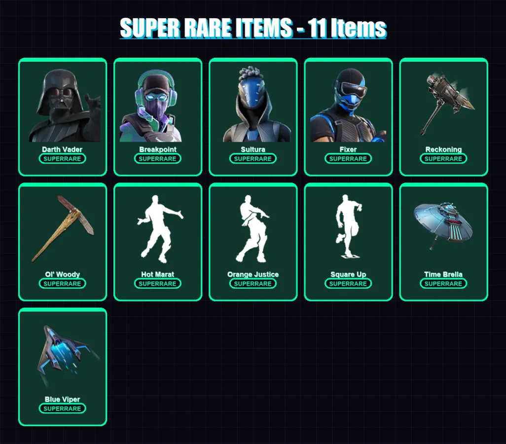 [PC/XBOX] | Darth Vader | Breakpoint | Sultura | Fixer | Fusion | 183 skin | 221 pickaxe | 251 emote | 204 glider | Lv3622