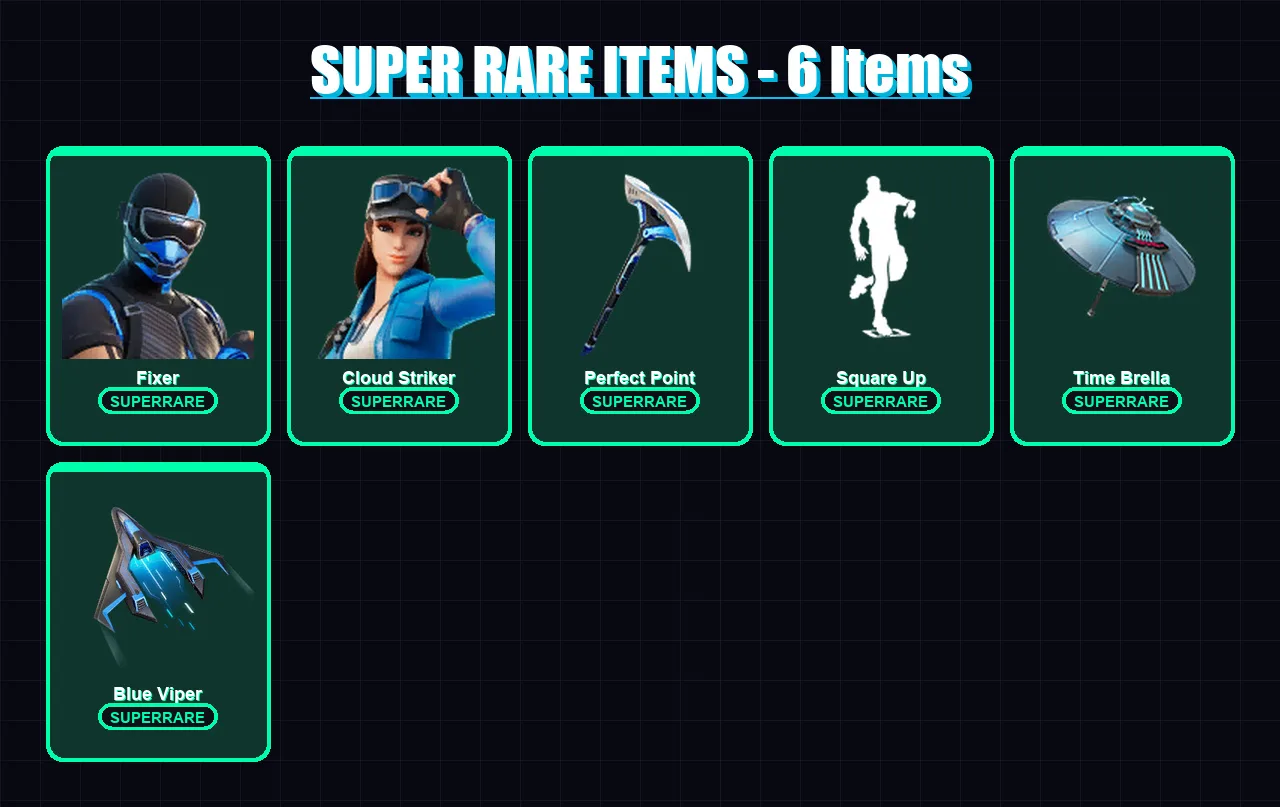 [PC] | Fixer | Cloud Striker | Kymera | Joey | Mandalorian | 61 skin | 69 pickaxe | 49 emote | 66 glider | Lv1026 — Fortnite account