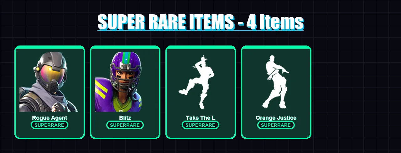 [PC] | Rogue Agent | Blitz | Catalyst | Fade | Gear Specialist Maya | 77 skin | 55 pickaxe | 66 emote | 57 glider | Lv714