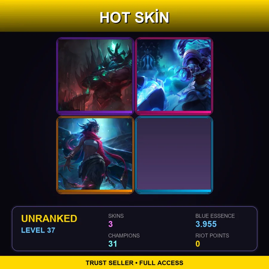 LAS | Lv37 | Unranked | 3 Skin | 31 Champ — Gatekeeper Galio