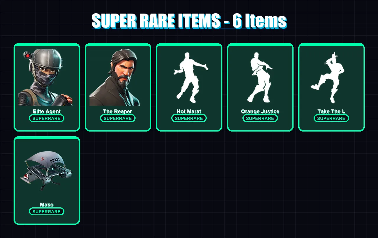 [PS4/PS5/XBOX/PC] | Elite Agent | The Reaper | Raven | The Visitor | Drift | 23 skin | 16 pickaxe | 25 emote | 25 glider | Lv437
