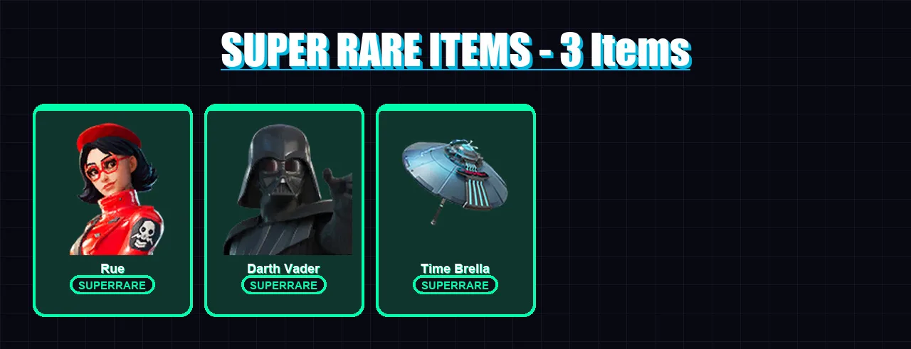 [PC/PSN] | Rue | Darth Vader | Mandalorian | Eternal Knight | Raz | 134 skin | 178 pickaxe | 103 emote | 134 glider | Lv2877