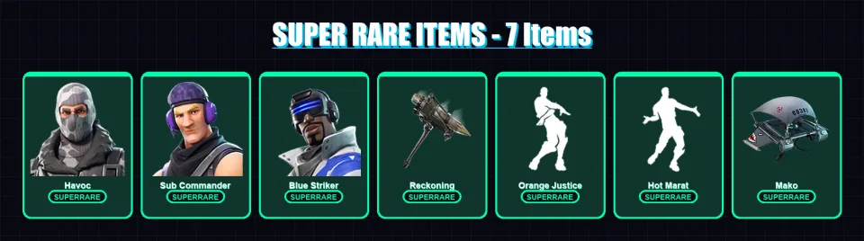 [PC/XBOX/PSN] | Havoc | Sub Commander | Blue Striker | Lynx | Calamity | 18 skin | 10 pickaxe | 23 emote | 24 glider | Lv402 — main preview