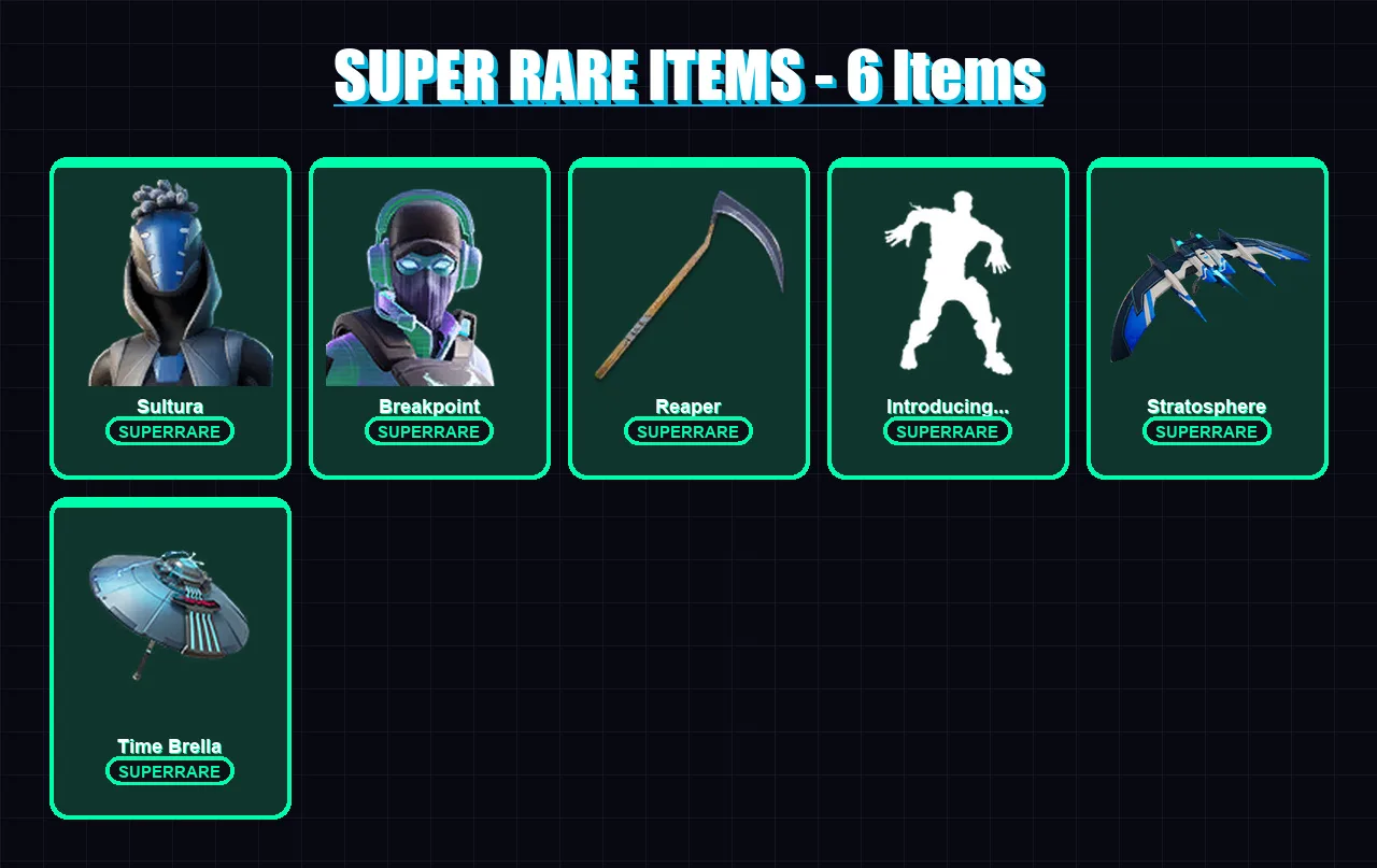 [PS4/PS5/XBOX/PC] | Sultura | Breakpoint | Peter Griffin | The Imagined | Joey | 193 skin | 243 pickaxe | 216 emote | 191 glider | Lv3257 — Fortnite account