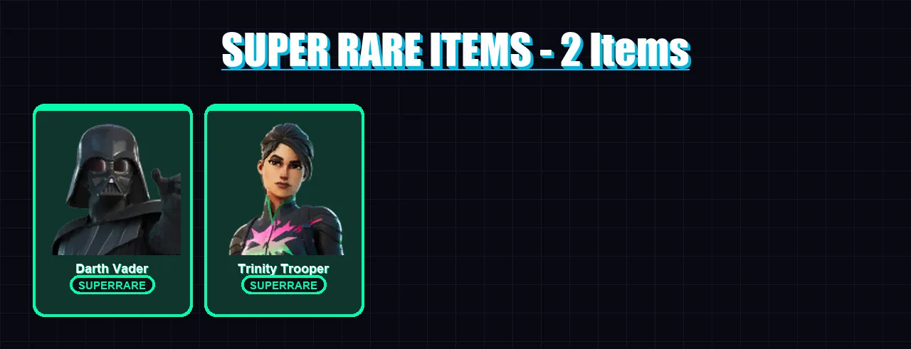 [PC/XBOX] | Darth Vader | Trinity Trooper | Vi | Raz | Ronin | 72 skin | 165 pickaxe | 90 emote | 121 glider | Lv2710