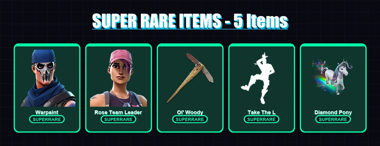 [PC/XBOX/PSN] | Warpaint | Rose Team Leader | Carbide | Mission Specialist | Rust Lord | 7 skin | 6 pickaxe | 4 emote | 7 glider | Lv33
