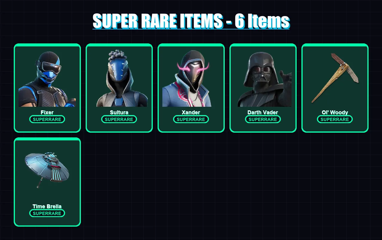 [PC/PSN] | Fixer | Sultura | Xander | Darth Vader | The Origin | 126 skin | 164 pickaxe | 118 emote | 117 glider | Lv2571