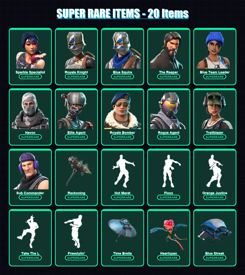[PS4/PS5/XBOX/PC] | Sparkle Specialist | Royale Knight | Blue Squire | 89 skin | Lv1389