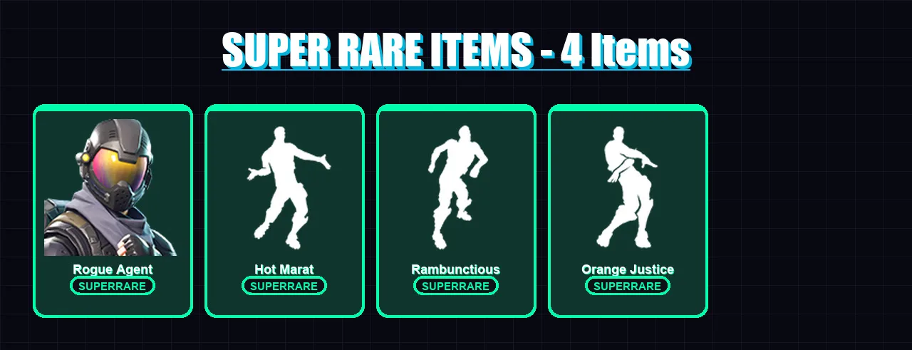 [PC/XBOX/PSN] | Rogue Agent | Frozen Red Knight | Lynx | Omen | The Prisoner | 40 skin | 19 pickaxe | 40 emote | 17 glider | Lv232