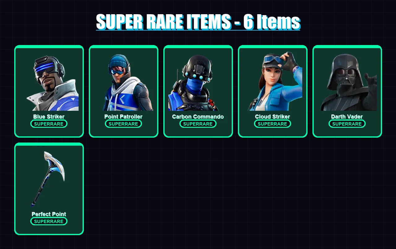 [PS4/PS5/XBOX/PC] | Blue Striker | Point Patroller | Carbon Commando | 54 skin | Lv1167 — Game account