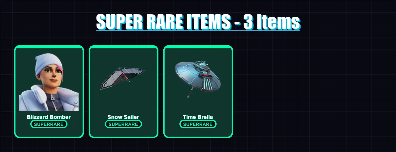 [PC] | Blizzard Bomber | Paradigm (Reality-659) | The Ageless | Nezumi | Renzo the Destroyer | 45 skin | 56 pickaxe | 57 emote | 57 glider | Lv788