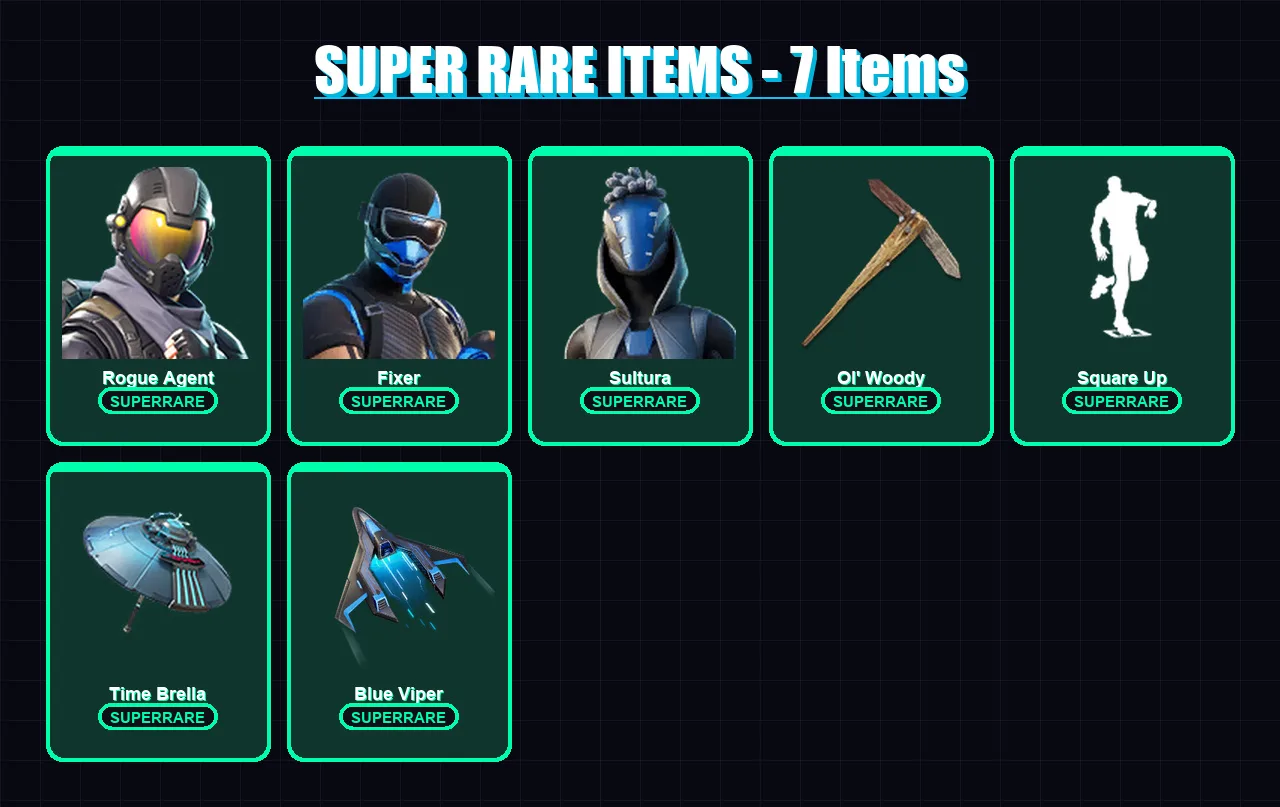 [PC/XBOX/PSN] | Rogue Agent | Fixer | Sultura | Kymera | Deadpool | 138 skin | 153 pickaxe | 135 emote | 115 glider | Lv1730 — Fortnite account