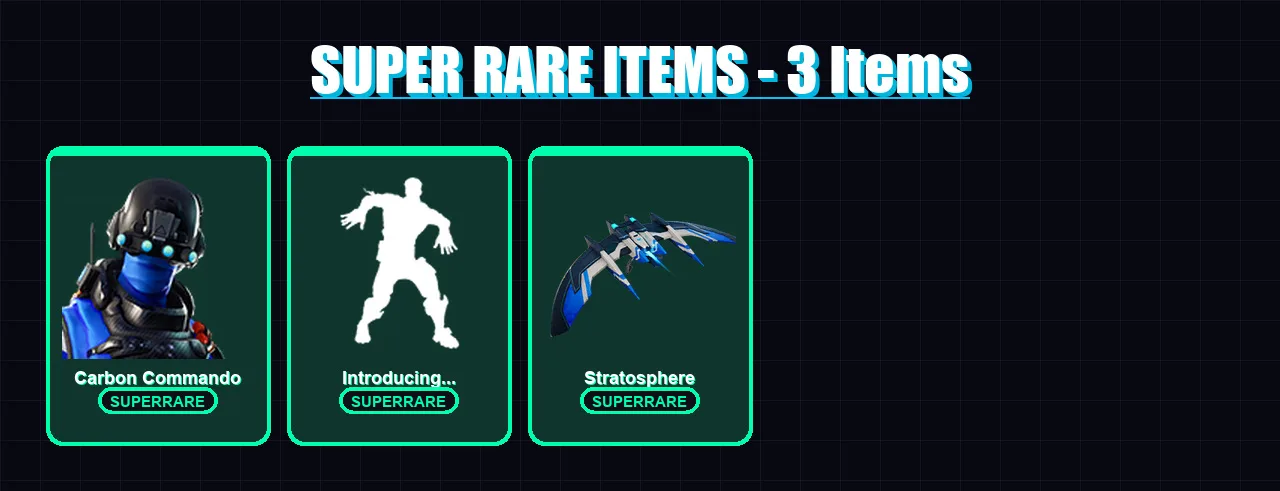 [SWITCH/XBOX/PSN/PC] | Carbon Commando | Rox | Singularity | Blackheart | Hybrid | 22 skin | 23 pickaxe | 25 emote | 16 glider | Lv193