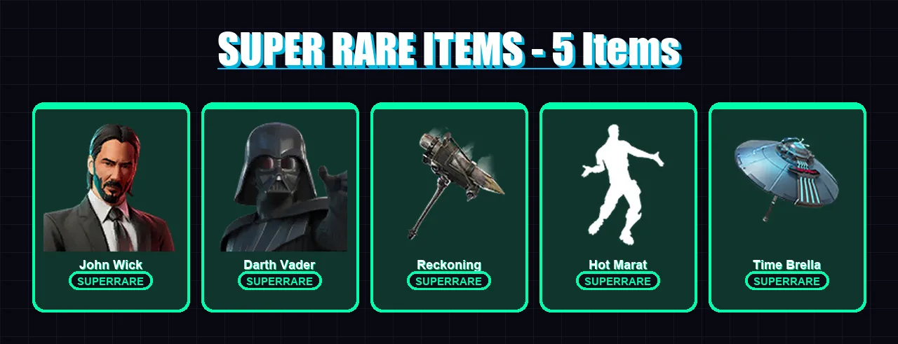 [PC/PSN] | John Wick | Darth Vader | Joey | The Imagined | Raz | 131 skin | 147 pickaxe | 129 emote | 153 glider | Lv2451