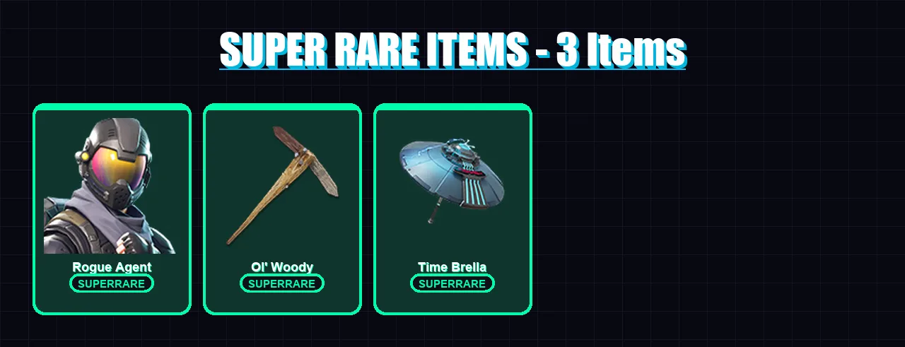 [PC/PSN] | Rogue Agent | Paradigm (Reality-659) | Spectra Knight | Ragnarok | Peter Griffin | 30 skin | 57 pickaxe | 36 emote | 53 glider | Lv794