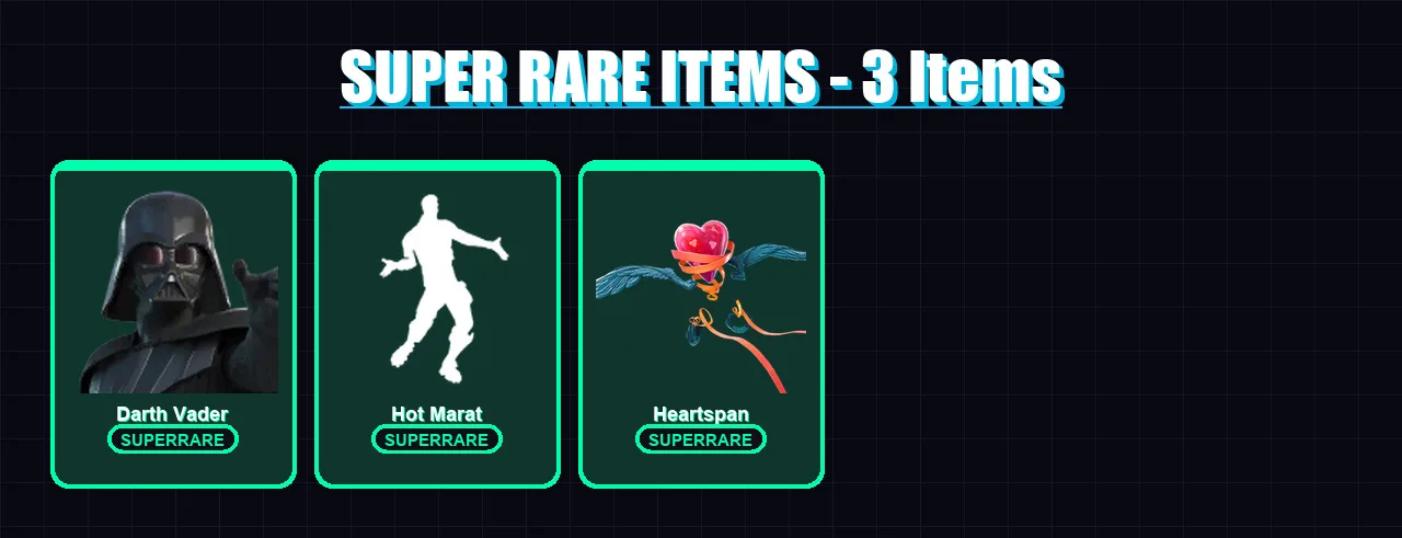[PC/XBOX/PSN] | Darth Vader | Sentinel | The Scientist | Singularity | The Imagined | 61 skin | 66 pickaxe | 72 emote | 73 glider | Lv1261