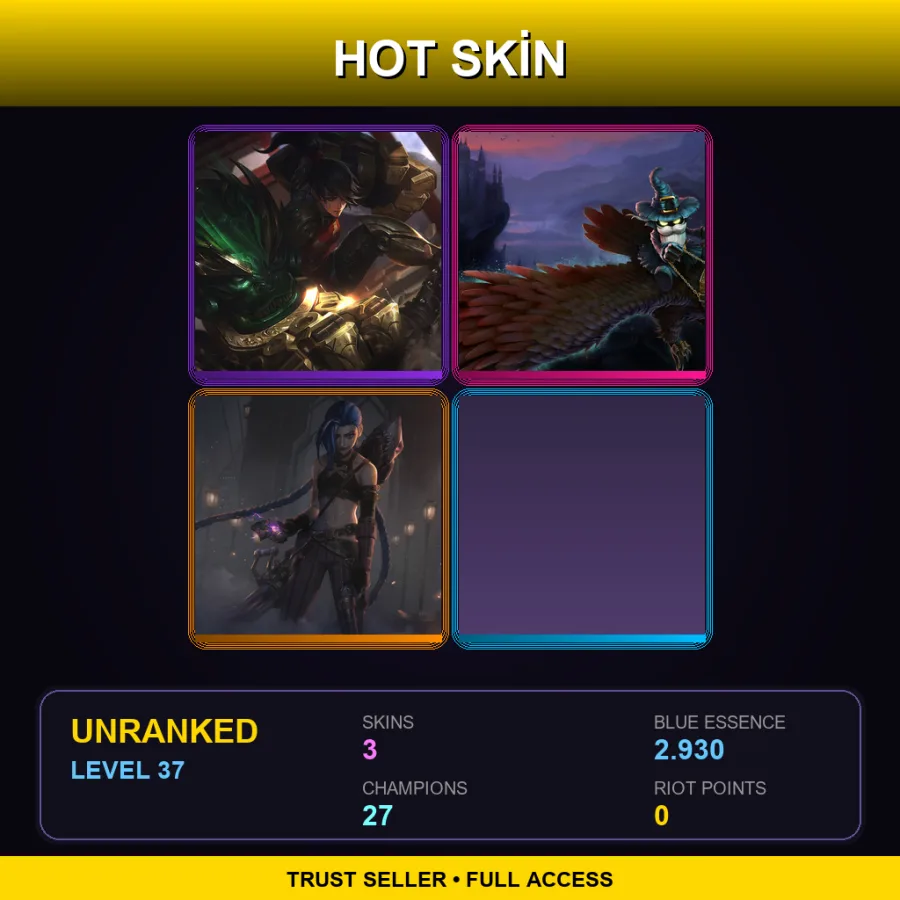 EUW | Lv37 | Unranked | 3 Skin | 27 Champ — Veigar Greybeard