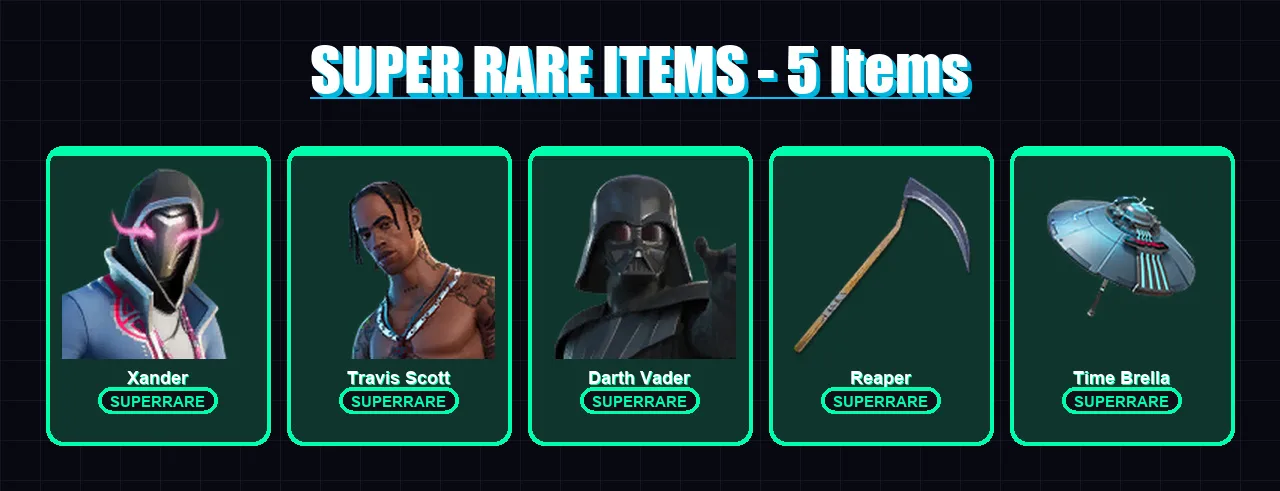 [PC/PSN] | Xander | Travis Scott | Darth Vader | Predator | Vi | 156 skin | 173 pickaxe | 119 emote | 132 glider | Lv1705 — Game account