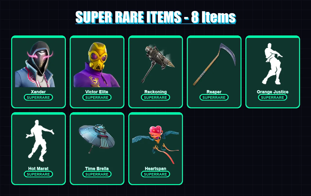 [PC/PSN] | Xander | Victor Elite | Drift | The Ageless | The Imagined | 153 skin | 178 pickaxe | 137 emote | 176 glider | Lv2669