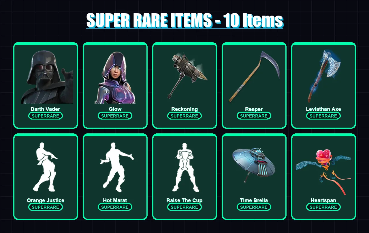 [PC/XBOX/PSN] | Darth Vader | Glow | Mizuki | Valeria | Enforcer | 282 skin | 303 pickaxe | 231 emote | 243 glider | Lv3802