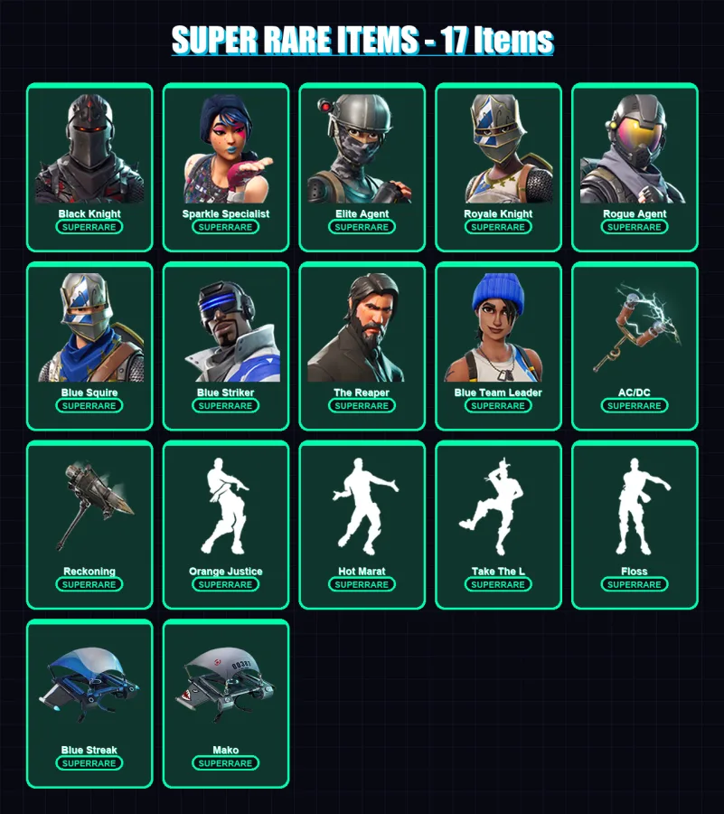 [PS4/PS5/XBOX/PC] | Black Knight | Sparkle Specialist | Elite Agent | 45 skin | Lv406 — Fortnite account