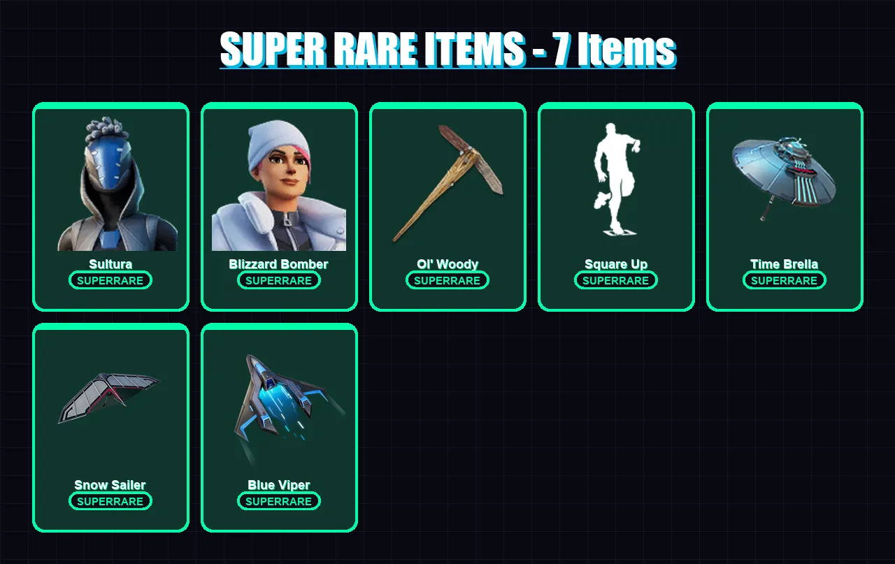 [PC/XBOX] | Sultura | Blizzard Bomber | Omegarok | Ronin | Snap | 48 skin | 73 pickaxe | 62 emote | 67 glider | Lv1033