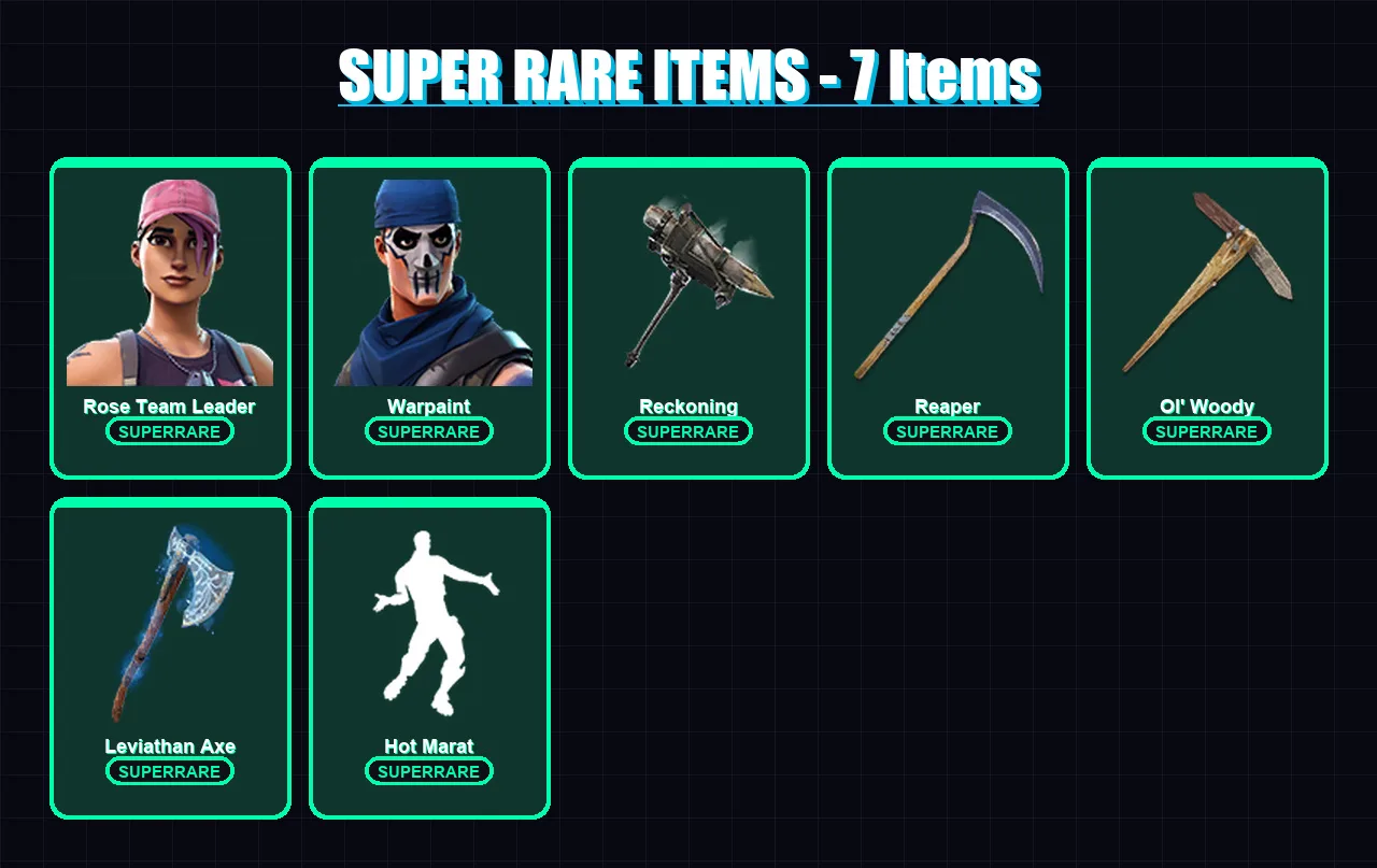 [PC/XBOX/PSN] | Rose Team Leader | Warpaint | Snap | Zenith | Drift | 110 skin | 123 pickaxe | 99 emote | 105 glider | Lv1360 — Fortnite account