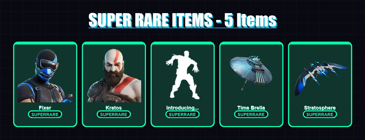 [PS4/PS5/XBOX/PC] | Fixer | Kratos | Blackheart | Sentinel | Frostbite | 56 skin | 100 pickaxe | 106 emote | 85 glider | Lv1178 — Fortnite account