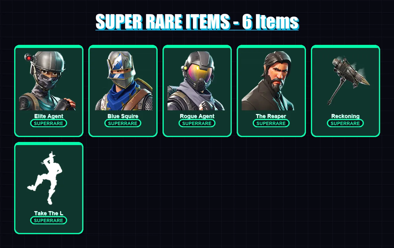 [PC/XBOX/PSN] | Elite Agent | Blue Squire | Rogue Agent | The Reaper | Dark Voyager | 11 skin | 7 pickaxe | 11 emote | 8 glider | Lv142 — Fortnite account