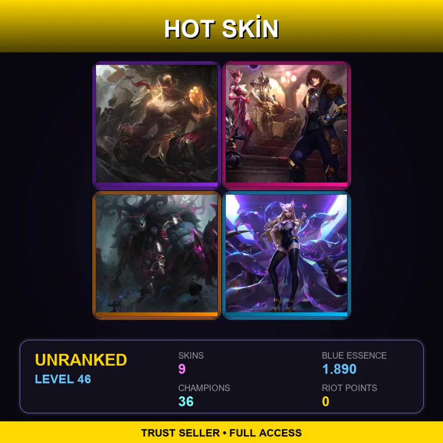 EUW | Lv46 | Unranked | 9 Skin | 36 Champ — Sugar Rush Braum