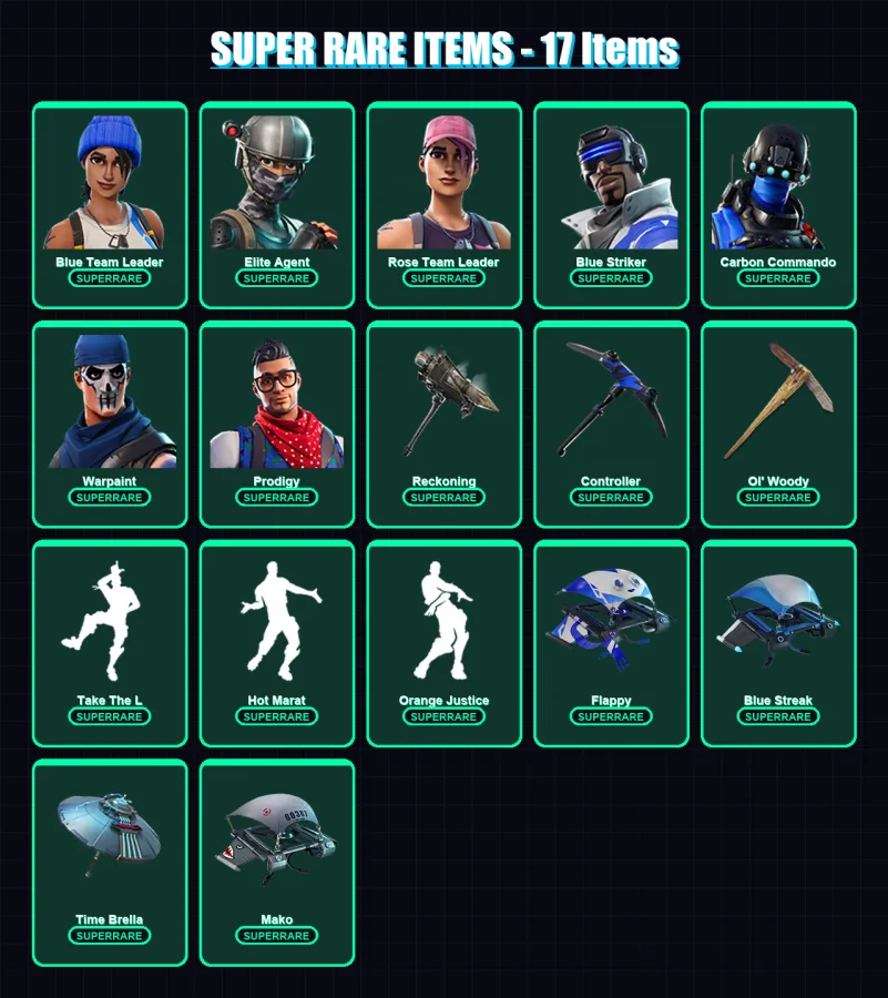 [PS4/PS5/XBOX/PC] | Blue Team Leader | Elite Agent | Rose Team Leader | 63 skin | Lv614