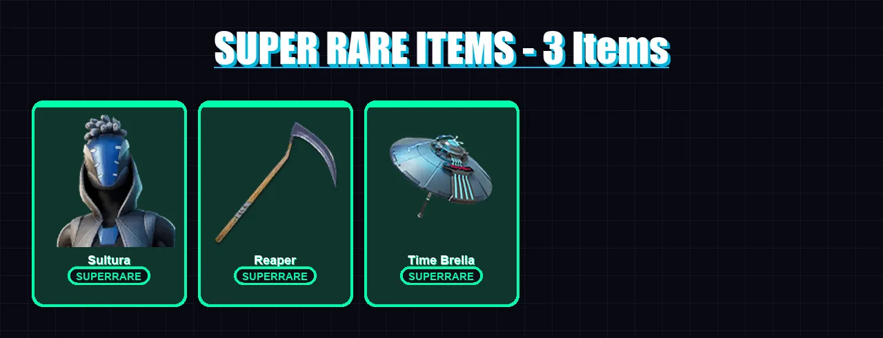 [PC/XBOX] | Sultura | Valeria | Mizuki | Omegarok | Optimus Prime | 91 skin | 184 pickaxe | 115 emote | 134 glider | Lv4500