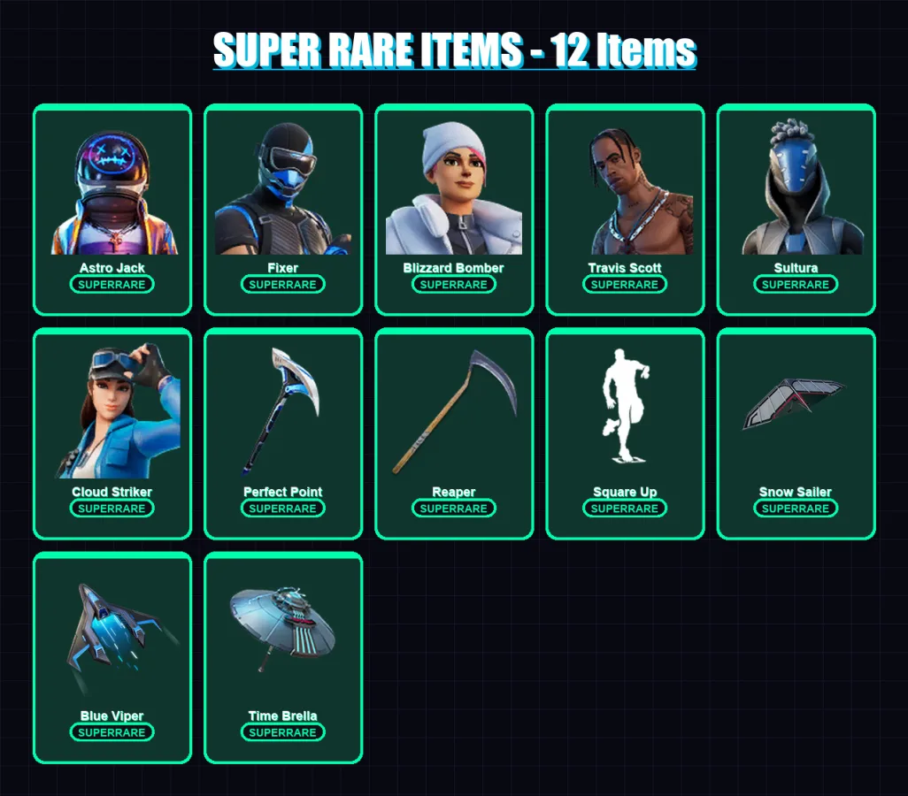 [PS4/PS5/PC] | Astro Jack | Fixer | Blizzard Bomber | Travis Scott | Sultura | 203 skin | 234 pickaxe | 187 emote | 170 glider | Lv2880 — Fortnite account