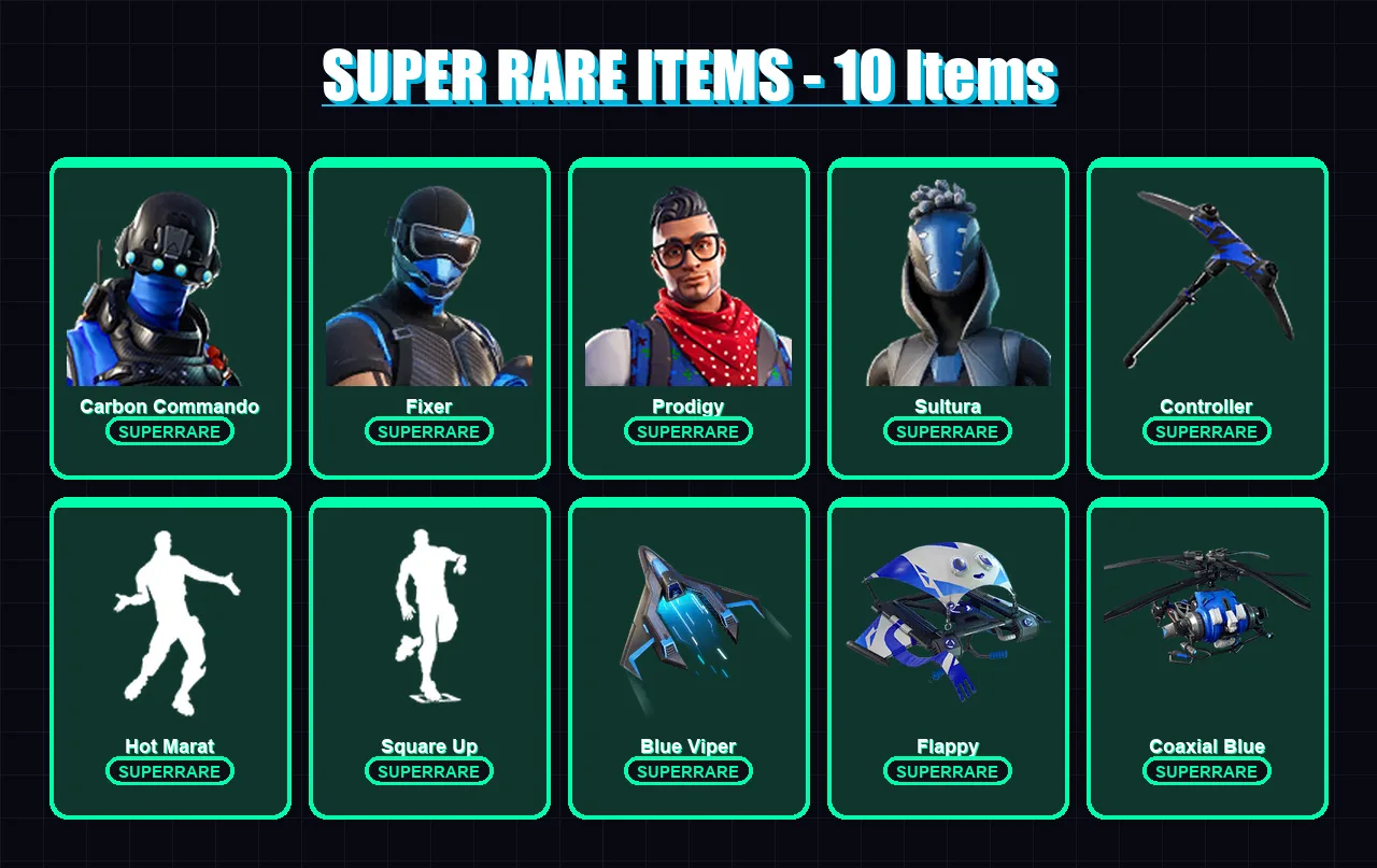 [PS4/PS5/XBOX/PC] | Carbon Commando | Fixer | Prodigy | Sultura | Menace | 139 skin | 133 pickaxe | 118 emote | 135 glider | Lv2246
