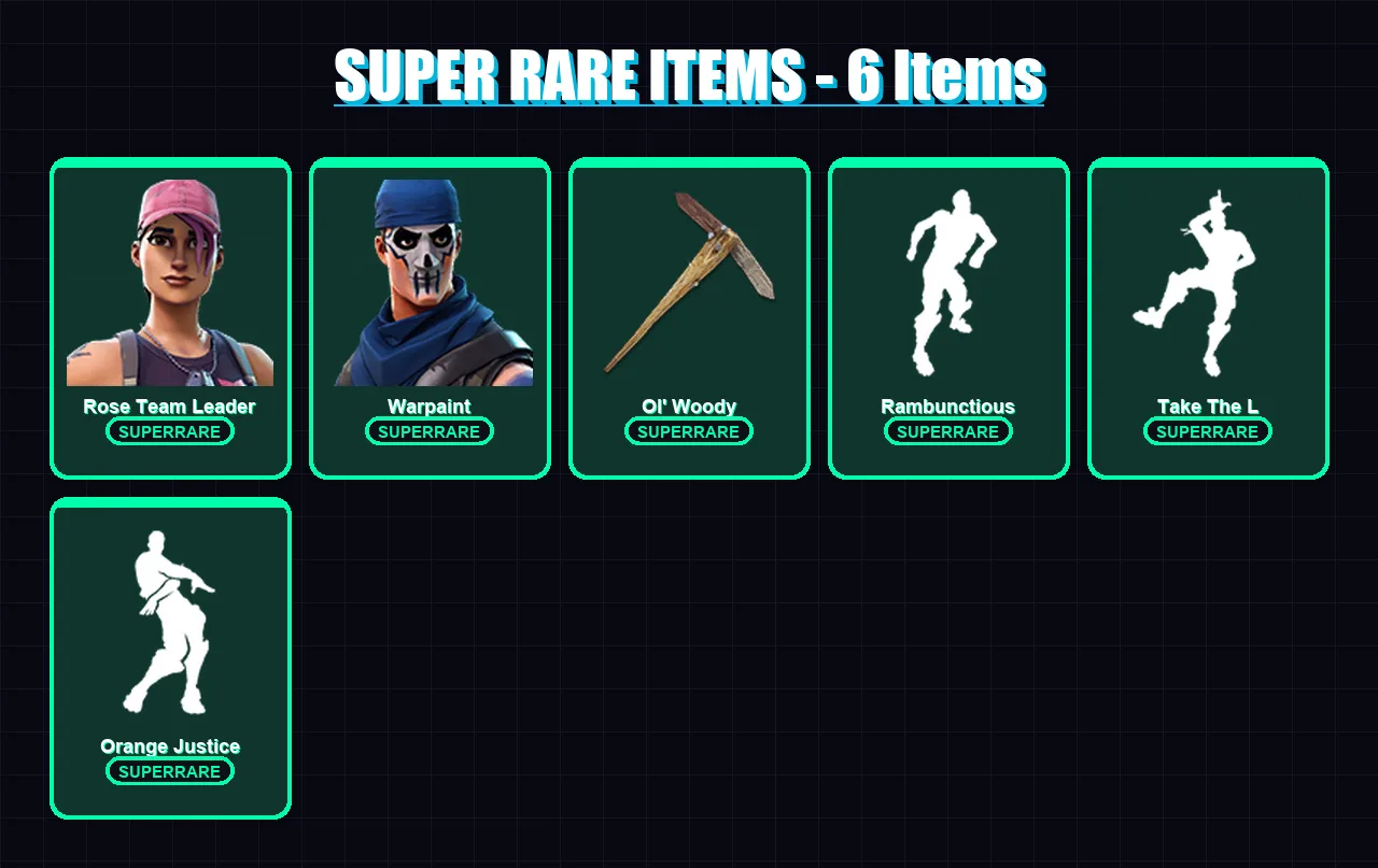 [PC/PSN] | Rose Team Leader | Warpaint | Paradigm (Reality-659) | Drift | Catalyst | 52 skin | 46 pickaxe | 63 emote | 61 glider | Lv639 — Fortnite account