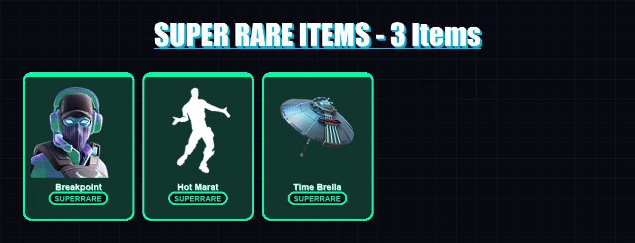 [PC/XBOX/PSN] | Breakpoint | Hybrid | Ruin | Ultima Knight | Sentinel | 100 skin | 98 pickaxe | 94 emote | 100 glider | Lv2008