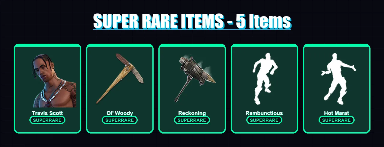 [PC/PSN] | Travis Scott | Frozen Raven | Rex | Torin | Zenith | 131 skin | 99 pickaxe | 89 emote | 91 glider | Lv1392