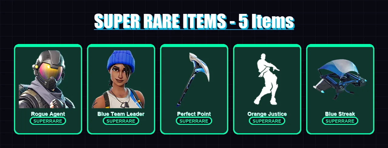 [PS4/PS5/PC] | Rogue Agent | Blue Team Leader | Paradigm (Reality-659) | 32 skin | Lv376 — Fortnite account