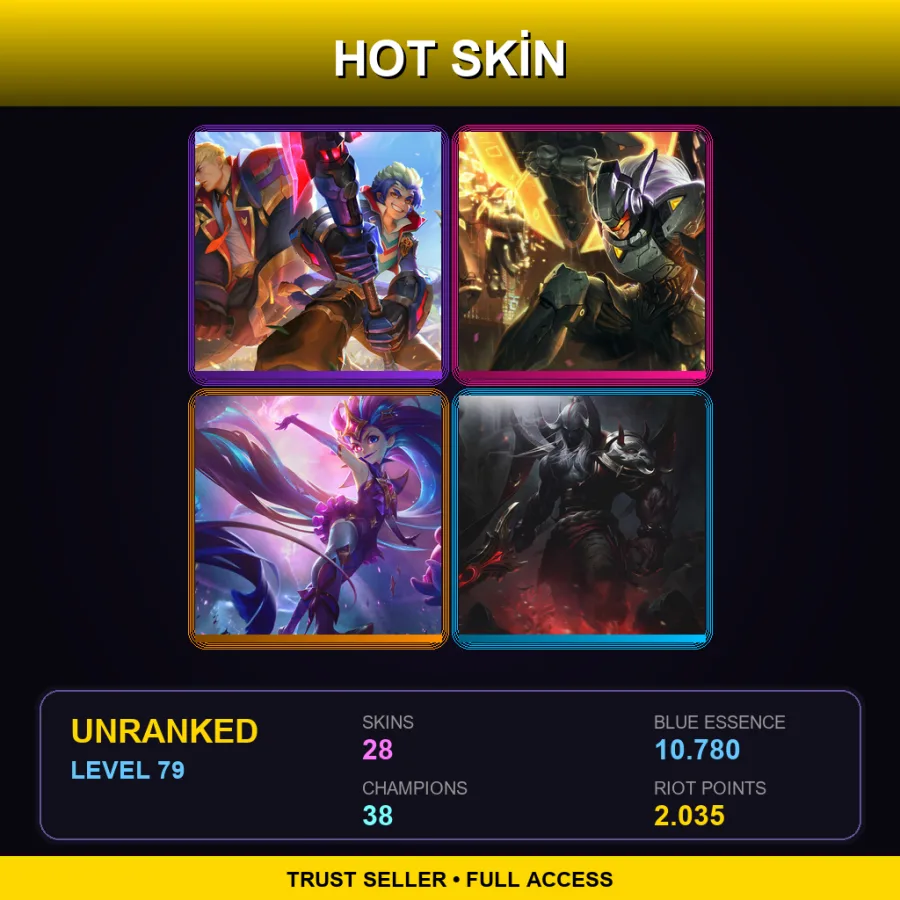 LAS | Lv79 | Unranked | 28 Skin | 38 Champ — Mecha Kingdoms Leona