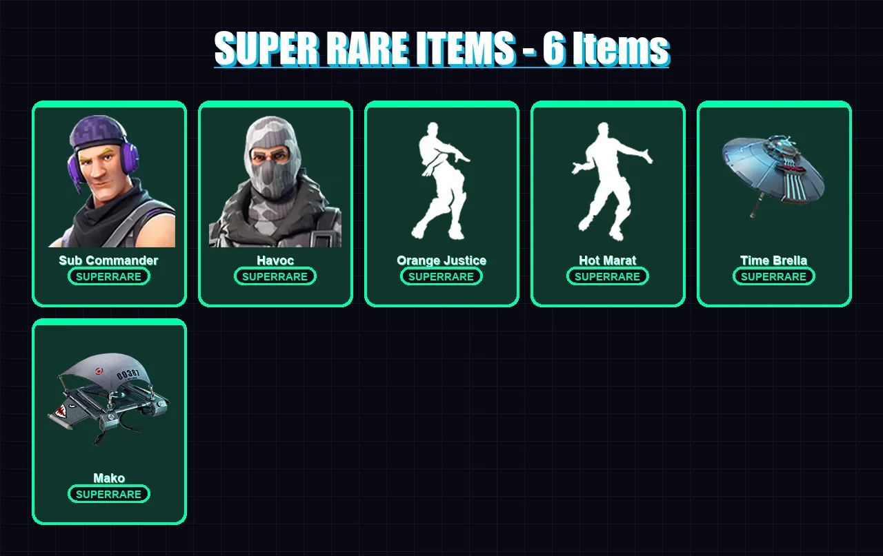 [PC/XBOX/PSN] | Sub Commander | Havoc | Valeria | Peter Griffin | Zeus | 39 skin | 67 pickaxe | 63 emote | 76 glider | Lv1178