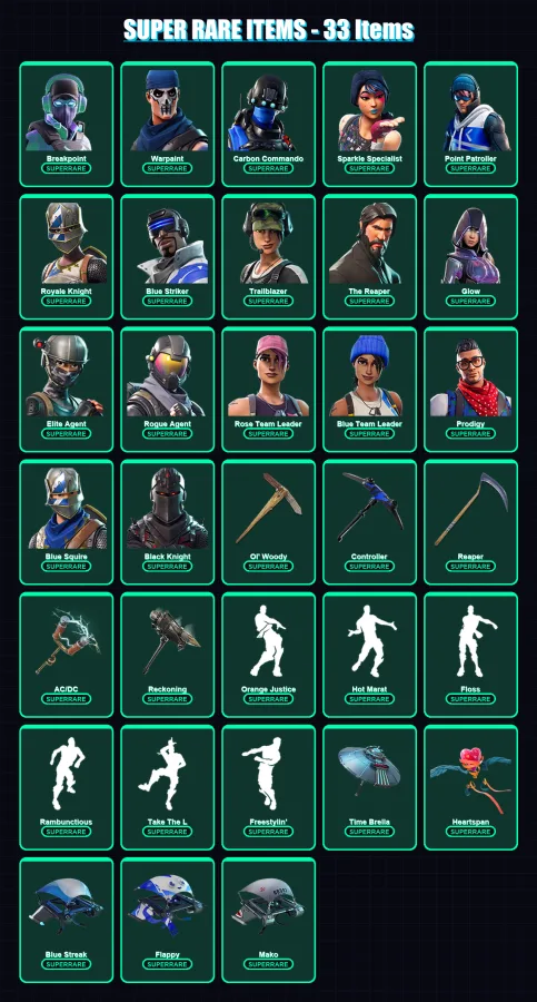 [PS4/PS5/XBOX/PC] | Breakpoint | Warpaint | Carbon Commando | 110 skin | Lv1348