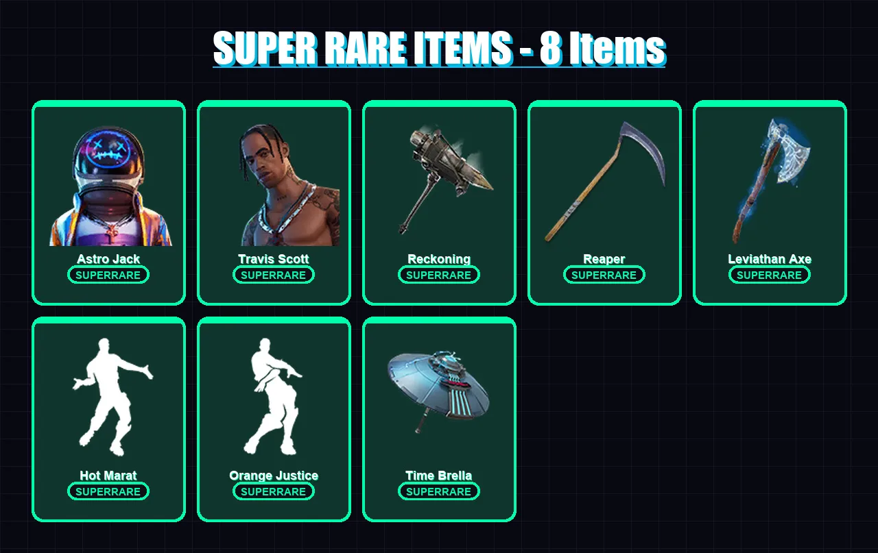 [PC/XBOX/PSN] | Astro Jack | Travis Scott | Vendetta | Blackheart | Rox | 169 skin | 176 pickaxe | 169 emote | 161 glider | Lv2503 — Fortnite account