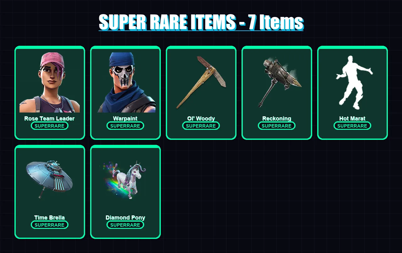 [PC/XBOX/PSN] | Rose Team Leader | Warpaint | Galaxia | Singularity | Oppressor | 96 skin | 83 pickaxe | 78 emote | 85 glider | Lv910