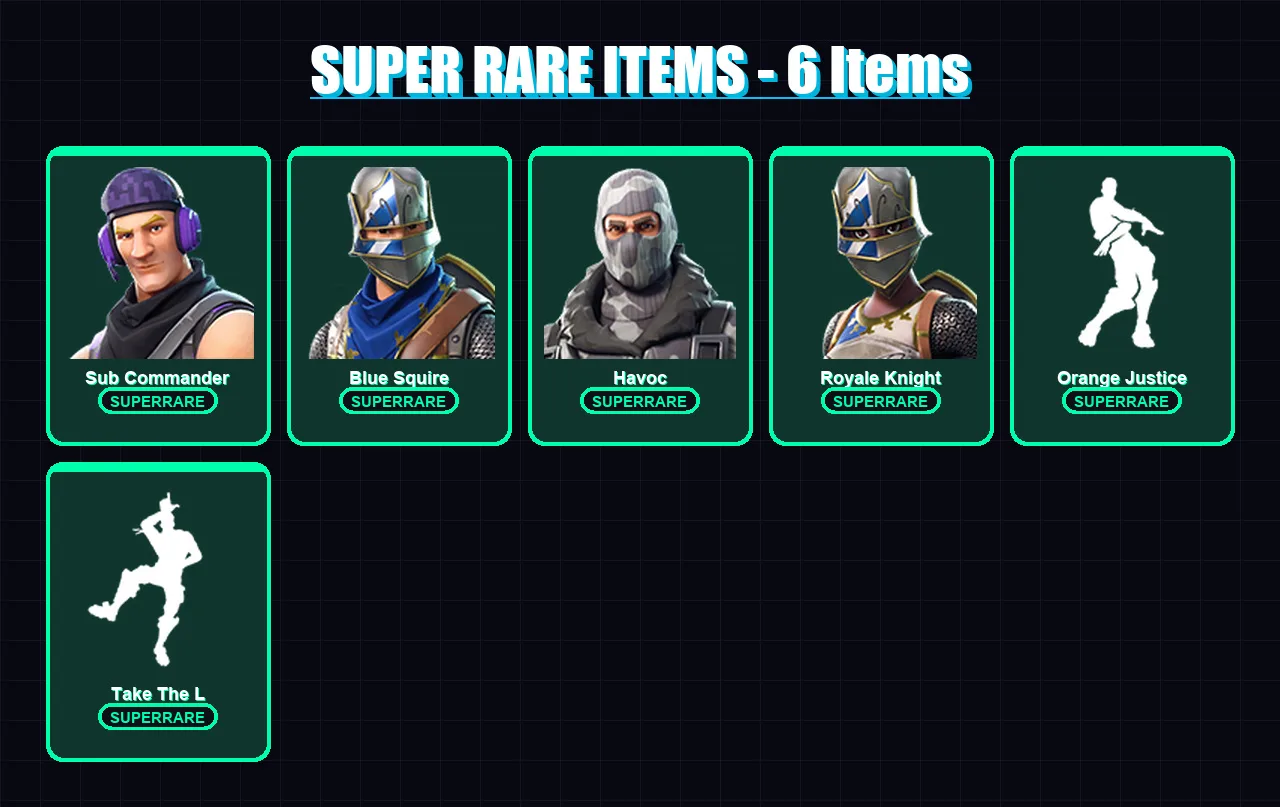 [PC/XBOX/PSN] | Sub Commander | Blue Squire | Havoc | Royale Knight | Carbide | 10 skin | 8 pickaxe | 15 emote | 14 glider | Lv155 — Fortnite account