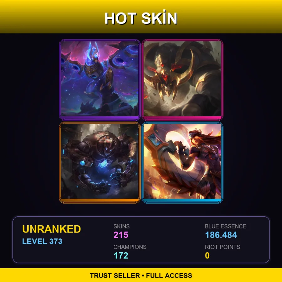 VN | Lv373 | Unranked | 215 Skin | 172 Champ — El Tigre Braum